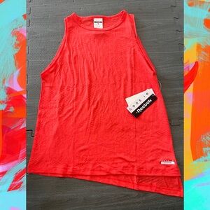 NWT Core 10 by Reebok Women’s Asymmetrical Burnout Tank Size Small